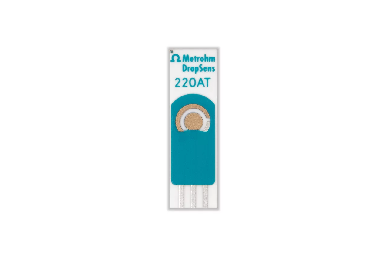 ����������-�������� ������� �������� (Aux.:Au, Ref.:Ag) / Ink AT Metrohm DRP-220AT-U75
