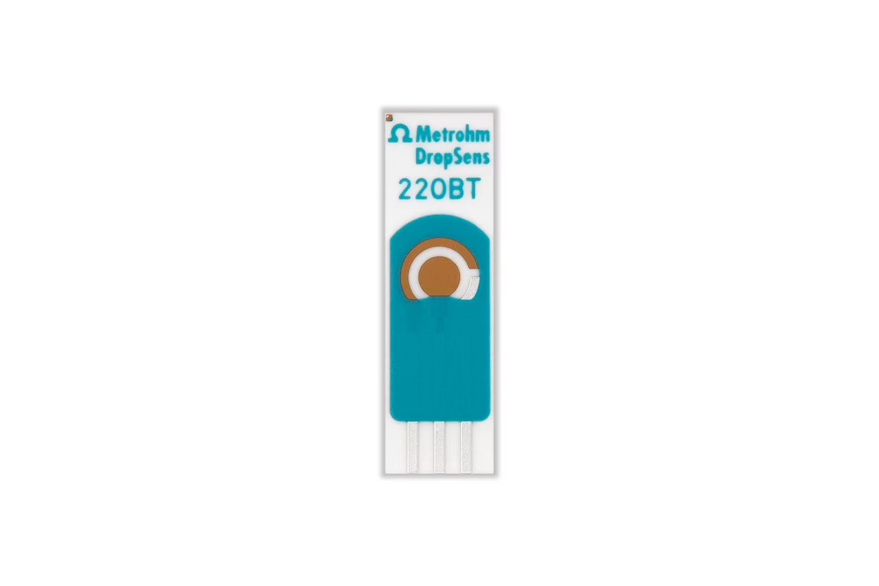 ����������-�������� ������� �������� (Aux.:Au, Ref.:Ag) / Ink BT Metrohm DRP-220BT-U75