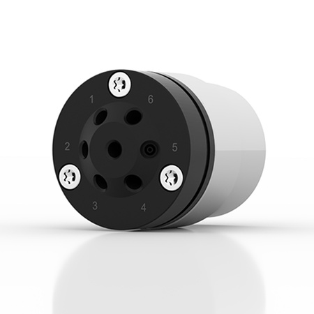 ������ AZURA V 4.1, 6-�������� ����������������� ��� �������, 100 ���, 1/16" 10-32 UNF, 0,75 �� ���������, SSt-DLC/POM Knauer AVS23AF