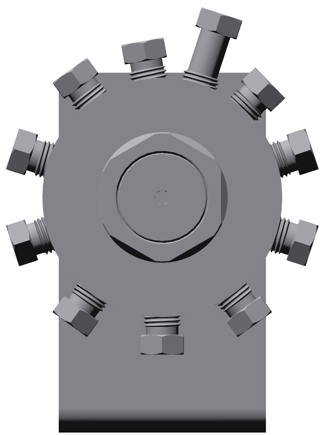 �������� VICI/VALCO ���������� ���� 10MPos, ����������� 1/4", ����������� �����, 2" ������ Knauer A5866