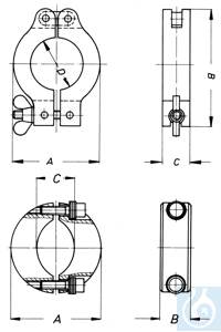 VACUUBRAND �������� ������, ��������, KF DN 50 20660003