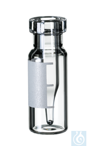 neoLab neochrom� Rollrand- / Schnappringflaeschchen Klarglas, V-foermig, 1,5 ��, 12 � 32 �� EC-1084