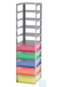 neoLab neoLab� Truhengestell f. 100er Box, 3 Faecher, 141 x 141 x 321 �� 2-2714