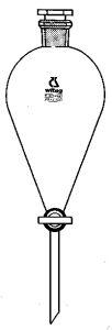 2 671 002 Witeg SEPARATORY FUNNEL, 2000 ML, CONICAL, UNGRAD., BOROS. ������ 2 671 002