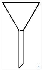 5 550 040 B Witeg FUNNELS, W.SHORT STEM, BOROS.GLASS, OD 40 MM 5 550 040 B