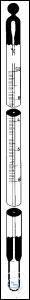 1 274 005 Witeg PRECISION LOW TEMPERAT.LAB.THERMOMETER -38 / + 50: 1 GR.C, OD 1 274 005