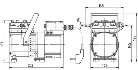 ������������� ��������� ����� KNF N 022 AN.18 (15 �/���, 100 ����) 