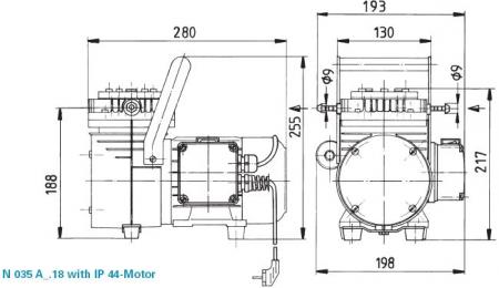 ������������� ��������� ����� KNF N 035 AN.18 (30 �/���, 100 ����, IP 44) 