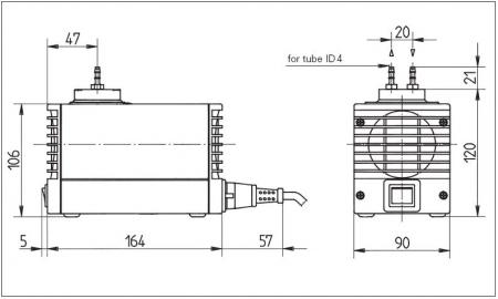 ����-������������� ��������� ����� KNF LABOPORT� N 86 KN.18 (6 �/���, 100 ����) 