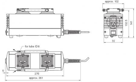 ����-������������� ��������� ����� KNF LABOPORT� N 816.1.2 KT.45.18 (30 �/���, 160 ����) 