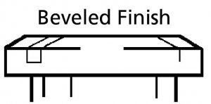Headspace vial, beveled top, rounded bottom 27297