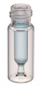 Interlocked� vial with fused glass insert, screw top 29122-U