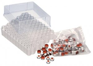 Vials, crimp top, convenience pack, 12 x 32 mm, large opening, pkg 100 29128-U