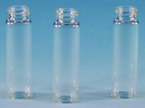 Vials, screw top, clear glass (vial only) 27162