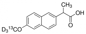 (�)-Naproxen-(methoxy-13C,d3) 