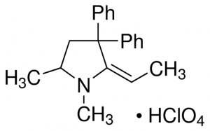 2-Ethylidene-1,5-dimethyl-3,3-diphenylpyrrolidine perchlorate 