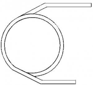 Empty Glass GC Column, for Agilent� 5880, 5890, 6890, 7820, and 7890 (Configuration "A") 21681