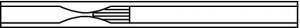 Inlet Liner, Split/Splitless Type, Recessed Gooseneck Design (wool packed) 2879705-U