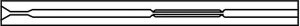 Inlet Liner, Split/Splitless Type, Single Taper Fast FocusLiner� Design (wool packed) 2879505-U
