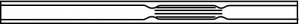 Inlet Liner, Split/Splitless Type, Straight FocusLiner� Design (wool packed) 2879801-U