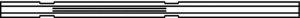 Inlet Liner, Split/Splitless Type, Straight FocusLiner� Design (wool packed) 2878905-U