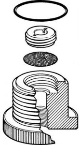 End-fitting adapter for large columns Z180165-1EA