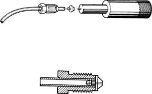 Tubing connector for large columns Z180319-12EA