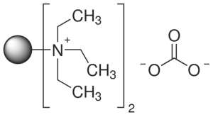 Tetraalkylammonium carbonate, polymer-bound 