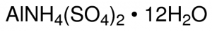 Ammonium aluminum sulfate dodecahydrate 