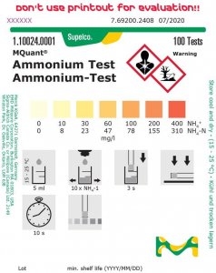 Ammonium Test 