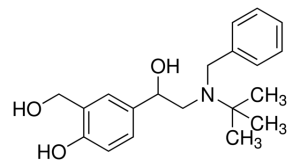 4-[2-[Benzyl(tert-butyl)amino]-1-hydroxyethyl]-2-(hydroxymethyl)phenol PHR9071-50MG