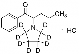 -Pyrrolidinovalerophenone-D8 hydrochloride solution 