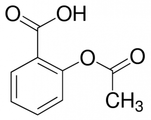 Acetylsalicylic acid for peak identification 