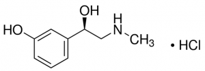 Phenylephrine hydrochloride for peak identification 