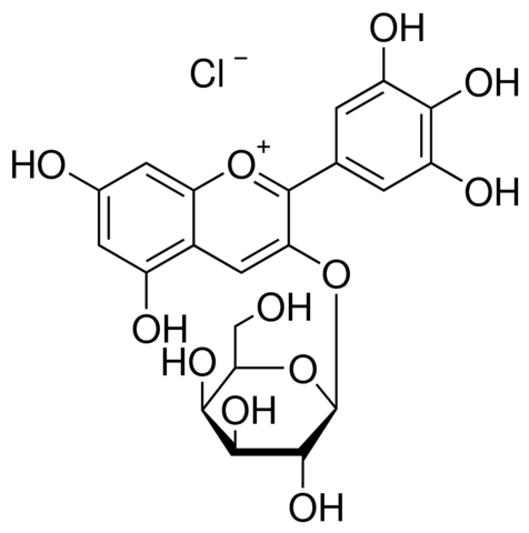 Delphinidin 3-galactoside chloride PHL89506-5MG