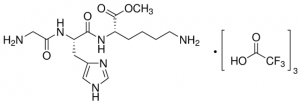 H-Gly-His-Lys-OMe trifluoroacetic acid salt 