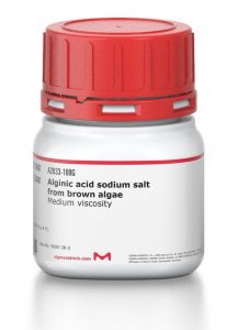 Alginic acid sodium salt from brown algae 