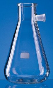 BRAND� filter flask, glass, with lateral socket BR73714-1EA