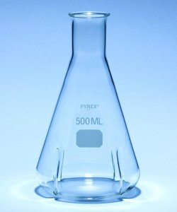 Pyrex� Erlenmeyer flask, narrow neck baffled SLW1134/08-5EA