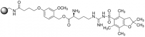 H-Arg(Pbf)-HMPB-ChemMatrix� resin 