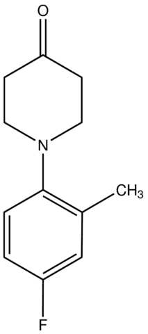 1-(4-Fluoro-2-methylphenyl)piperidin-4-one CBR00486-1G