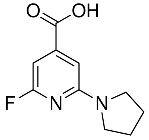 2-Fluoro-6-(pyrrolidin-1-yl)isonicotinic acid ADE000104-1G