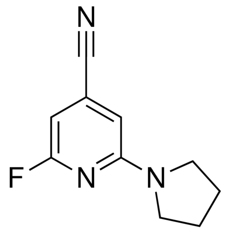2-Fluoro-6-(pyrrolidin-1-yl)isonicotinonitrile ADE000115-1G