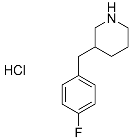3-(4-fluoro-benzyl)-piperidine hydrochloride CDS005727-100MG