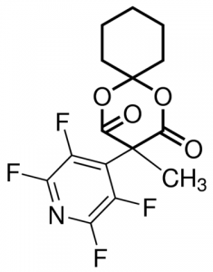 3-Methyl-3-(perfluoropyridin-4-yl)-1,5-dioxaspiro[5.5]undecane-2,4-dione 809292-250MG