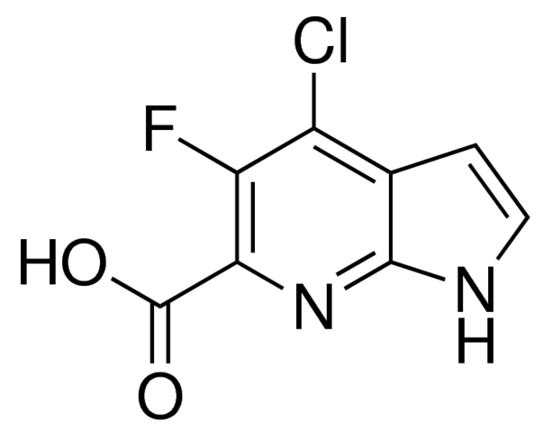4-Chloro-5-fluoro-1H-pyrrolo[2,3-b]pyridine-6-carboxylic acid ADE001081-1G
