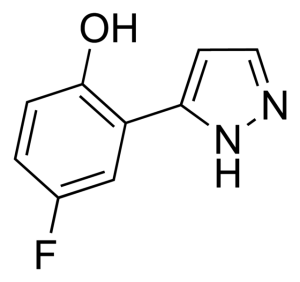 4-Fluoro-2-(1H-pyrazol-5-yl)phenol JRD0271-1G