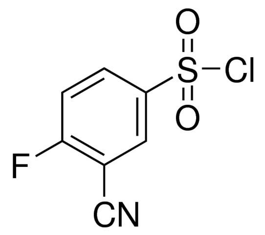 4-Fluoro-3-cyanobenzenesulfonyl chloride 