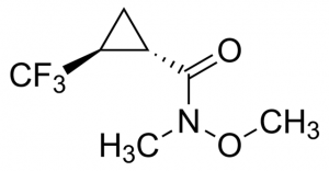 trans-N-methoxy-N-methyl-2-(trifluoromethyl)cyclopropanecarboxamide SYX00055-1G