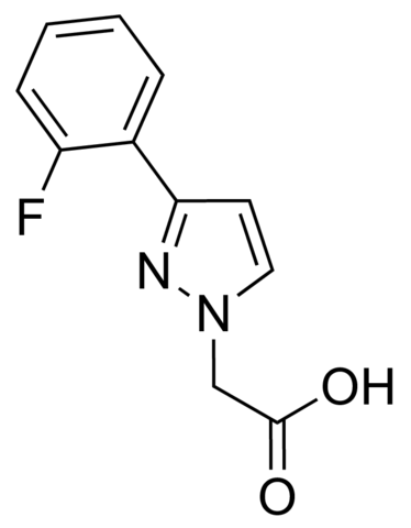 [3-(2-Fluorophenyl)-1H-pyrazol-1-yl]acetic acid CDS019786-50MG